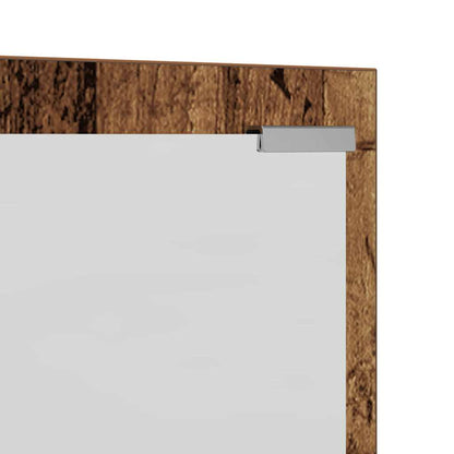 Porte-manteau mural Montage mural Bois ancien 100 x 10 x 100 cm