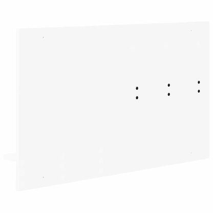 Porte-manteau mural Blanc 90 x 10 x 50 cm Bois d'ingénierie