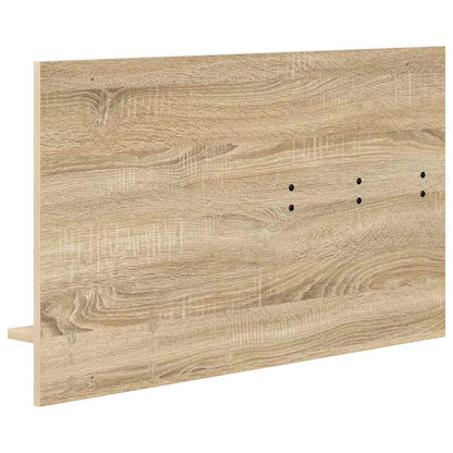 Porte-manteau mural avec étagère Chêne sonoma 90 x 10 x 50 cm