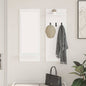 Porte-manteau mural Blanc 70 x 10 x 90 cm Bois d'ingénierie