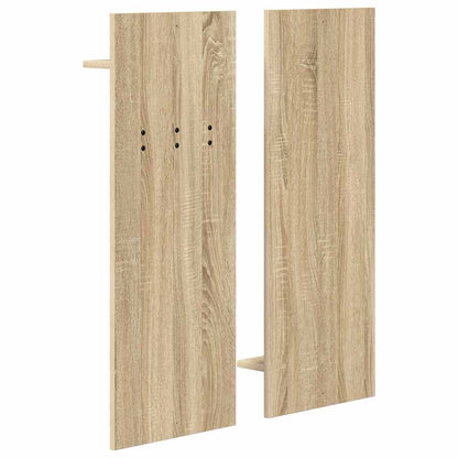 Porte-manteau mural avec étagère Chêne sonoma 70 x 10 x 90 cm