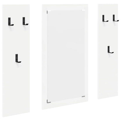 Porte-manteau mural Blanc 96 x 1,5 x 90 cm Bois d'ingénierie