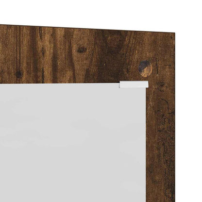 Porte-manteau mural Montage mural Chêne fumé 96 x 1,5 x 90 cm