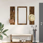 Porte-manteau mural Montage mural Chêne fumé 96 x 1,5 x 90 cm