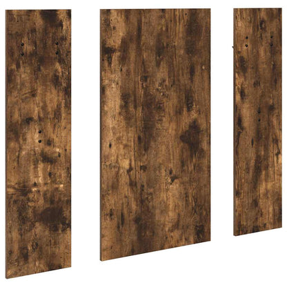 Porte-manteau mural Montage mural Chêne fumé 96 x 1,5 x 90 cm