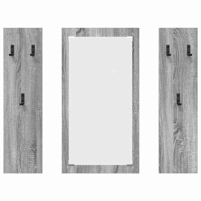 Porte-manteau mural Montage mural Sonoma gris 96 x 1,5 x 90 cm