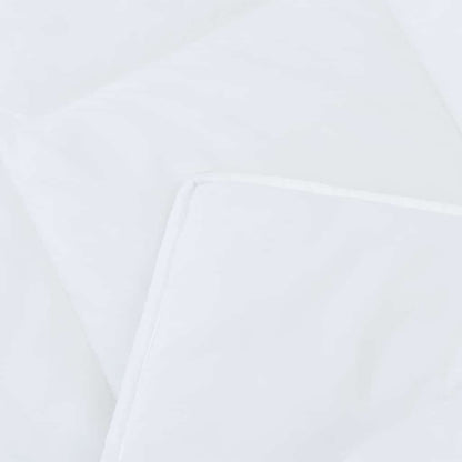 Couette avec oreiller 3 pcs Blanc 200 x 200 cm Microfibre
