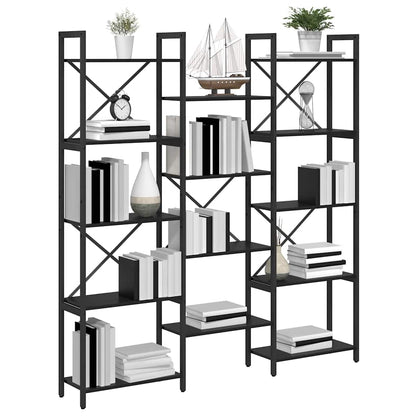 Étagère Chêne noir 156 x 25 x 167.5 cm Bois d'ingénierie
