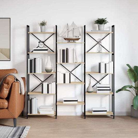 Étagère Chêne sonoma 156 x 25 x 167.5 cm Bois d'ingénierie