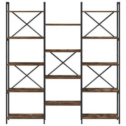 Étagère Chêne fumé 156 x 25 x 167.5 cm Bois d'ingénierie