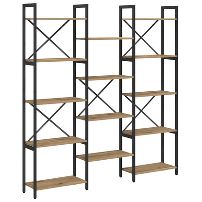 Étagère chêne artisanal 156 x 25 x 167.5 cm Bois d'ingénierie