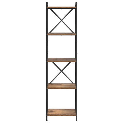 Bibliothèque Bois ancien 40 x 30 x 153 cm Bois d'ingénierie