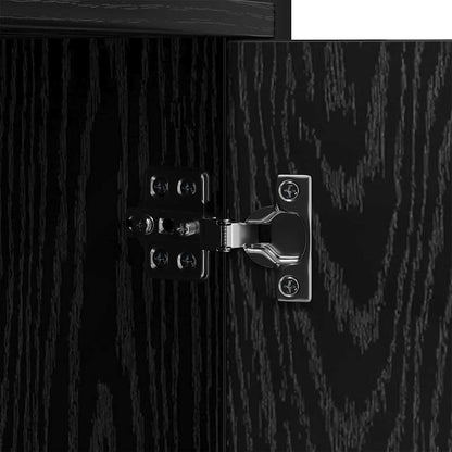 Étagère Chêne noir 80 x 30 x 155.5 cm Bois d'ingénierie
