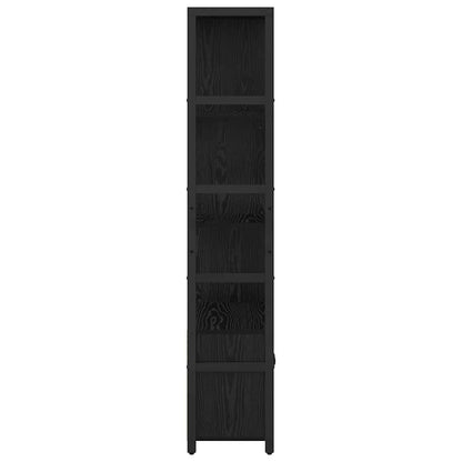 Étagère Chêne noir 80 x 30 x 155.5 cm Bois d'ingénierie