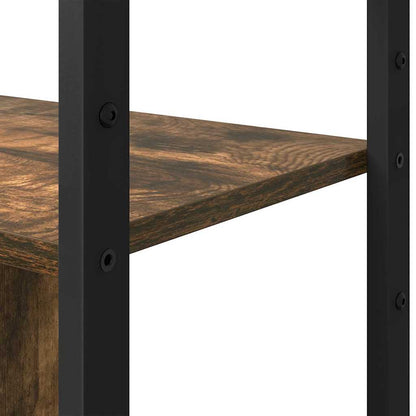 Étagère Chêne fumé 80 x 30 x 155.5 cm Bois d'ingénierie