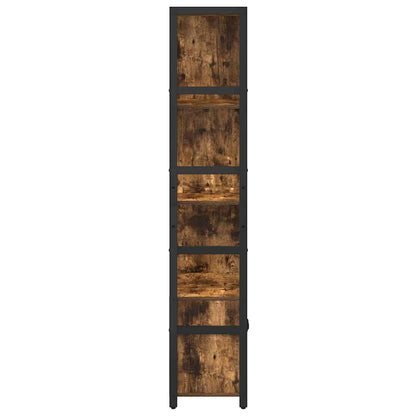 Étagère Chêne fumé 80 x 30 x 155.5 cm Bois d'ingénierie