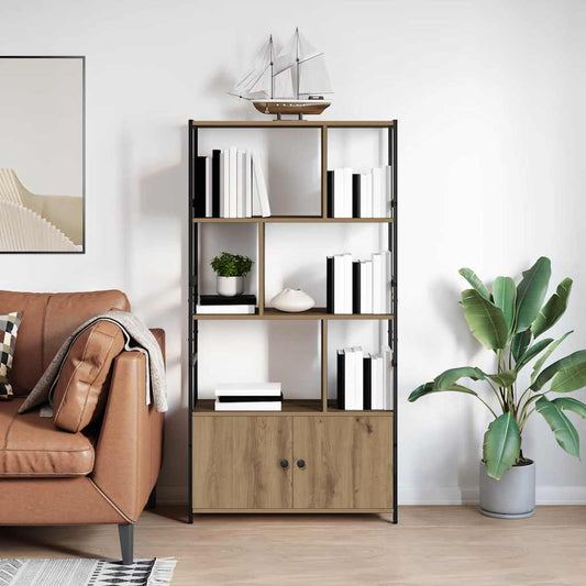 Étagère chêne artisanal 80 x 30 x 155.5 cm Bois d'ingénierie