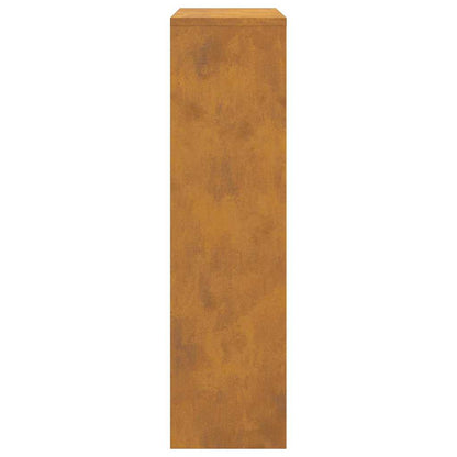 Boîte de dépôt de colis avec porte Marron 44 x 22 x 82 cm Acier