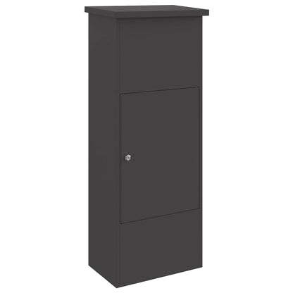 Boîte de dépôt de colis Noir 44.5 x 29 x 110.5 cm Acier