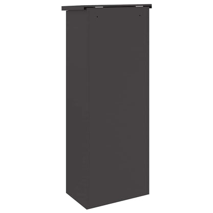 Boîte de dépôt de colis Noir 44.5 x 29 x 110.5 cm Acier