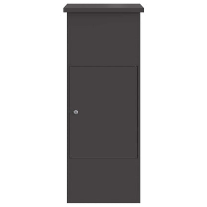 Boîte de dépôt de colis Noir 44.5 x 29 x 110.5 cm Acier