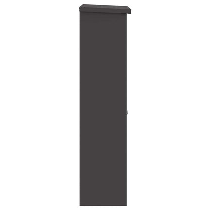Boîte de dépôt de colis Noir 44.5 x 29 x 110.5 cm Acier