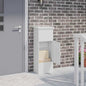 Boîte de dépôt de colis Blanc 44.5 x 29 x 110.5 cm Acier