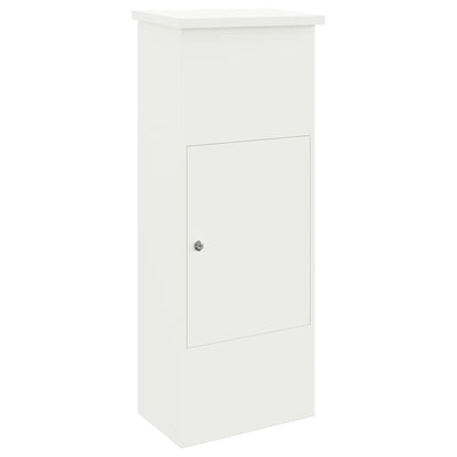 Boîte de dépôt de colis Blanc 44.5 x 29 x 110.5 cm Acier