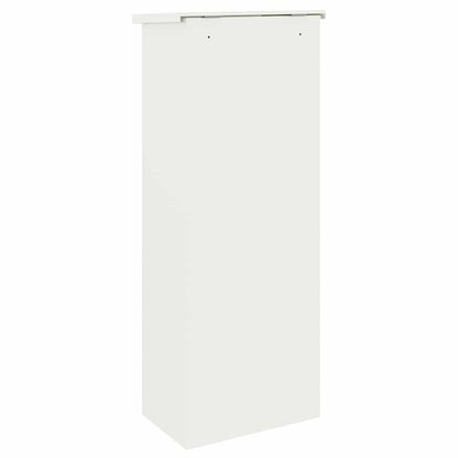 Boîte de dépôt de colis Blanc 44.5 x 29 x 110.5 cm Acier