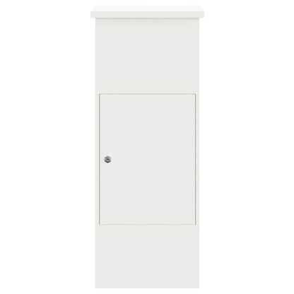 Boîte de dépôt de colis Blanc 44.5 x 29 x 110.5 cm Acier