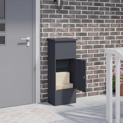 Boîte de dépôt de colis Anthracite 44.5 x 29 x 110.5 cm Acier