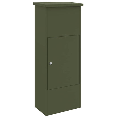 Boîte de dépôt de colis Vert olive 44.5 x 29 x 110.5 cm Acier