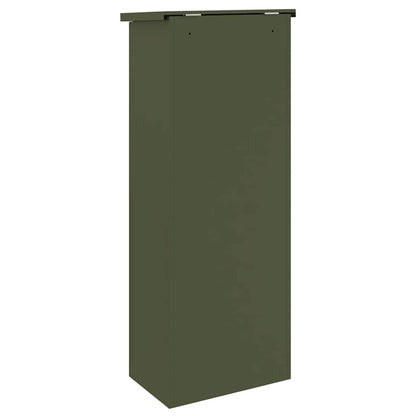 Boîte de dépôt de colis Vert olive 44.5 x 29 x 110.5 cm Acier