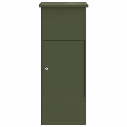 Boîte de dépôt de colis Vert olive 44.5 x 29 x 110.5 cm Acier