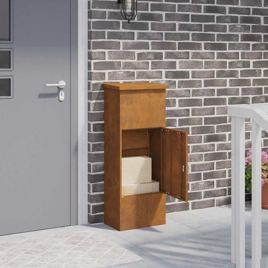 Boîte de dépôt de colis Rouillé 44.5 x 29 x 110.5 cm