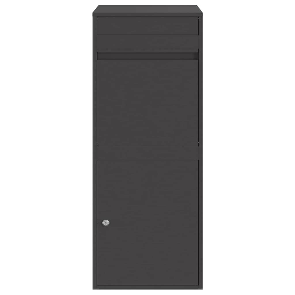 Boîte de dépôt de colis Noir 41 x 38 x 103 cm Acier