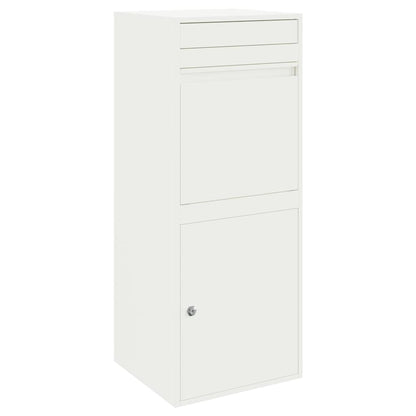 Boîte de dépôt de colis Blanc 41 x 38 x 103 cm Acier