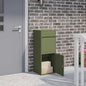 Boîte de dépôt de colis Vert olive 41 x 38 x 103 cm Acier