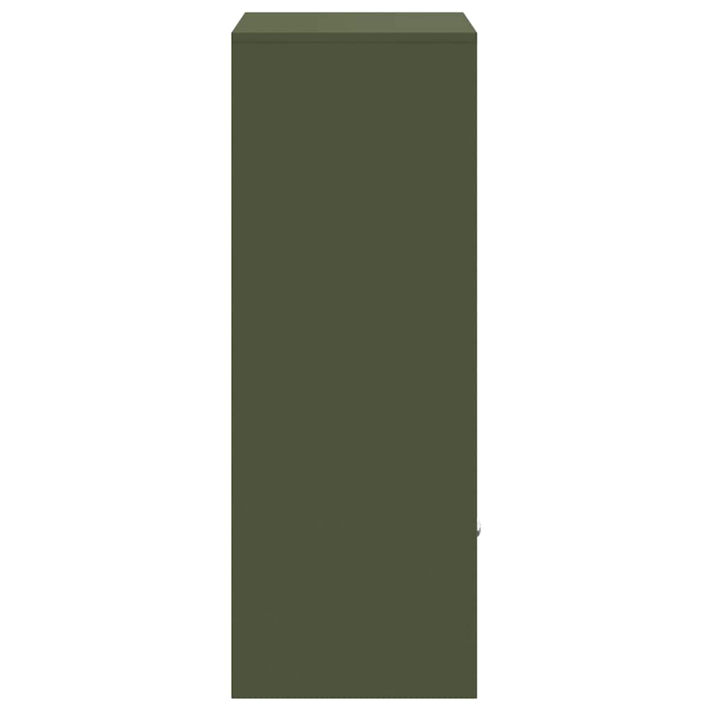 Boîte de dépôt de colis Vert olive 41 x 38 x 103 cm Acier