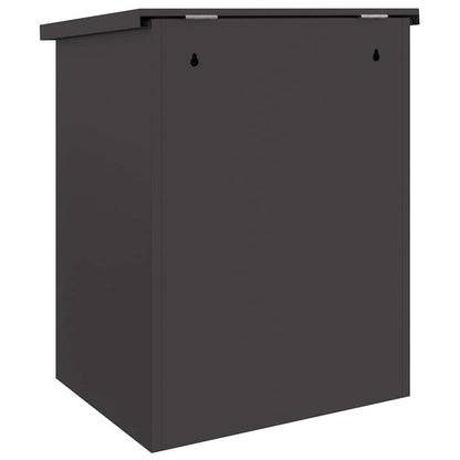 Boîte de dépôt de colis Noir 44 x 35 x 59 cm Acier