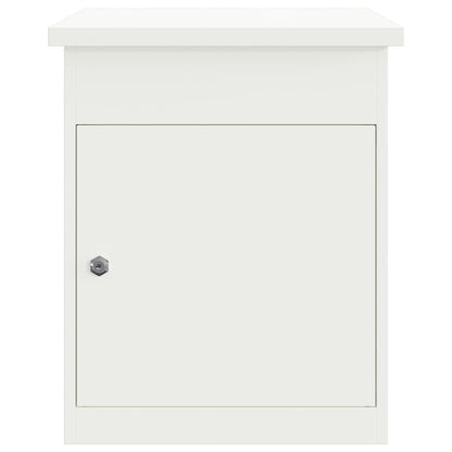 Boîte de dépôt de colis Blanc 44 x 35 x 59 cm Acier