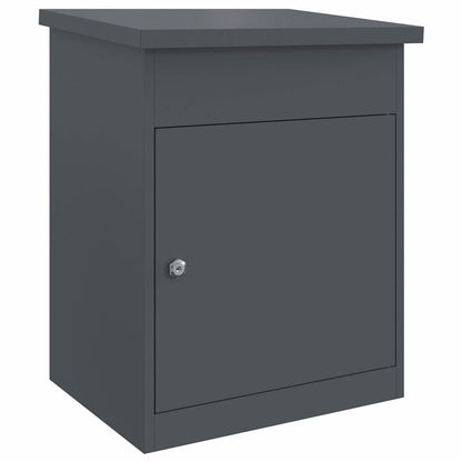Boîte de dépôt de colis Anthracite 44 x 35 x 59 cm Acier