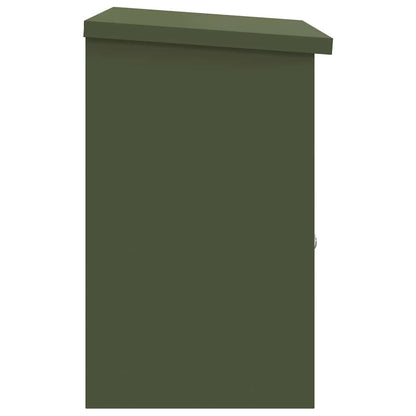 Boîte de dépôt de colis Vert olive 44 x 35 x 59 cm Acier
