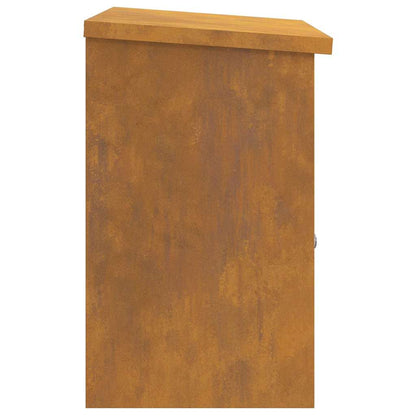 Boîte de dépôt de colis Rouillé 44 x 35 x 59 cm
