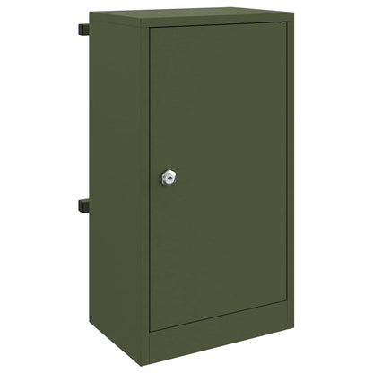 boîte aux lettres Vert olive 30 x 23 x 55 cm Acier