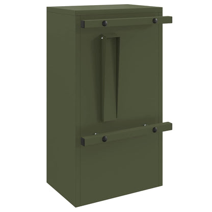 boîte aux lettres Vert olive 30 x 23 x 55 cm Acier