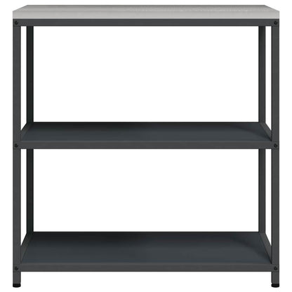 Étagère de rangement de cuisine avec étagère Anthracite Acier