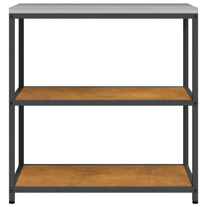 Étagère de rangement de cuisine avec étagère Rouillé