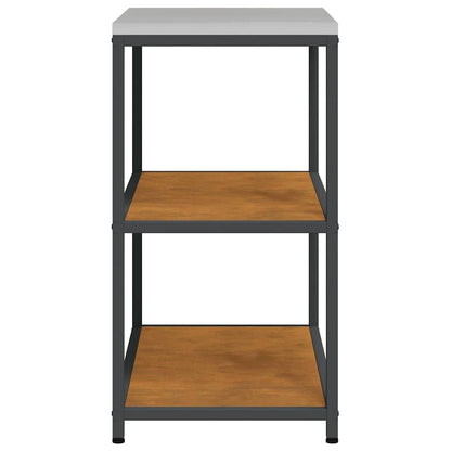 Étagère de rangement de cuisine avec étagère Rouillé