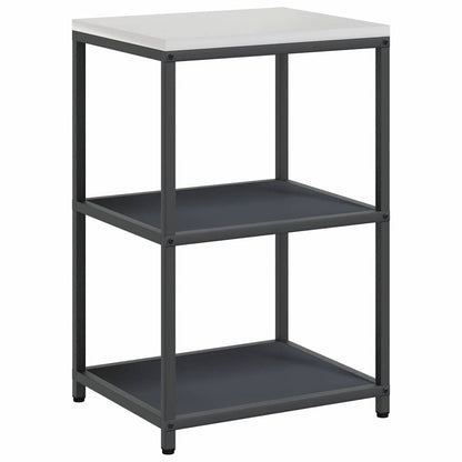 Étagère de rangement de cuisine avec étagère Anthracite Acier